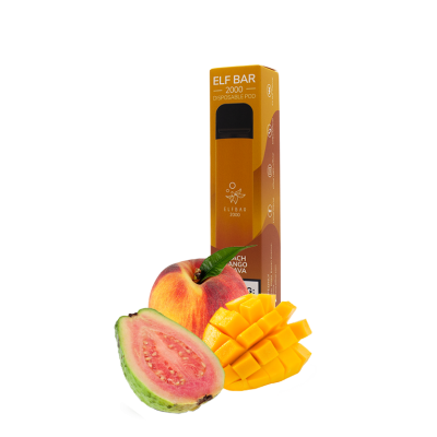 Elf Bar 2000 Peach Mango Guava (Персик Манго Гуава) Одноразовий POD
