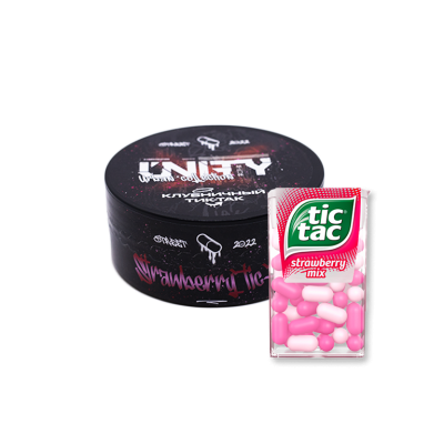 Тютюн Unity Strawberry tic-tac (Полуничний тик-так, 100 г)