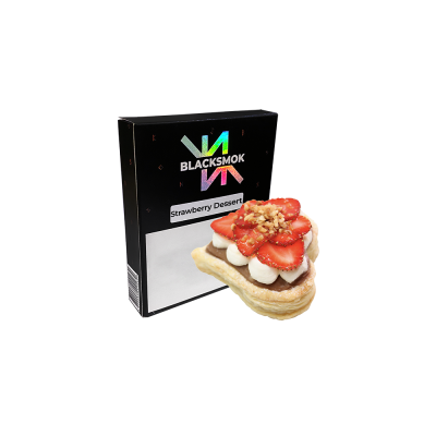 Тютюн BlackSmok Strawberry Dessert (Полуничний десерт, 100 г)