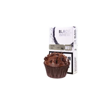 Тютюн Black&White W01 Brownie (брауні, 40 г)