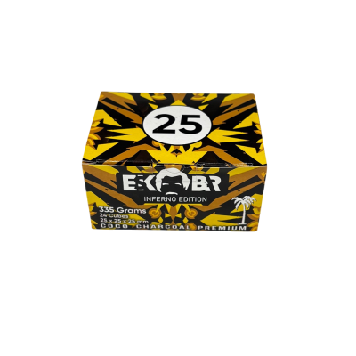 Кокосове вугілля для кальяну Eskobar (0,33 кг, 24 шт, р25)