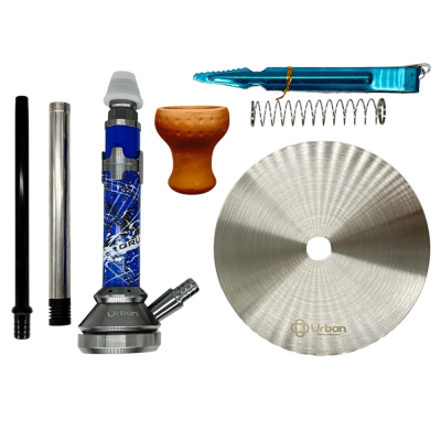 Кальян Urban LZ Blue (синій, повний комплект) Кальян Urban LZ Blue (синій, повний комплект)