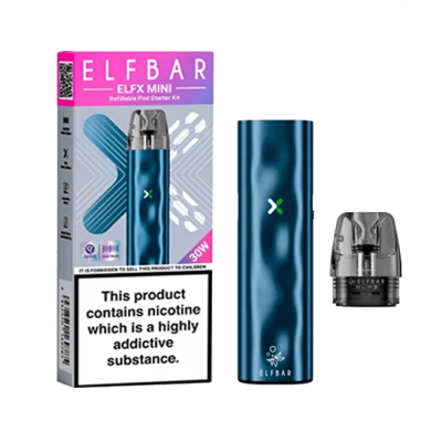 Elf Bar ELFX Mini 1000 Ocean (Синій, з картриджем) Багаторазовий POD