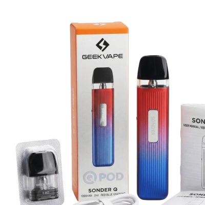 GeekVape Sonder Q 1000 Purple Mist (Фіолетово-блакитний з блискітками, з картриджем) Багаторазовий POD GeekVape Sonder Q 1000 Purple Mist (Фіолетово-блакитний з блискітками, з картриджем) Багаторазовий POD