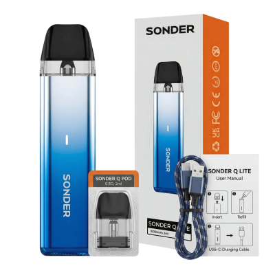 GeekVape Sonder Q Lite Kit 500 Metallic Red (Червоний, з картриджем) Багаторазовий POD