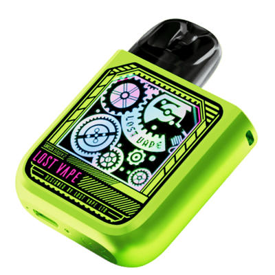 Lost Vape Ursa Baby 2 900 Pop Black x Time Gear (Чорно-зелений, з картриджем) Багаторазовий POD
