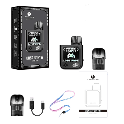 Lost Vape Ursa Baby 2 900 Tech White Fancy Maze (Білий, з картриджем) Багаторазовий POD Lost Vape Ursa Baby 2 900 Tech White Fancy Maze (Білий, з картриджем) Багаторазовий POD