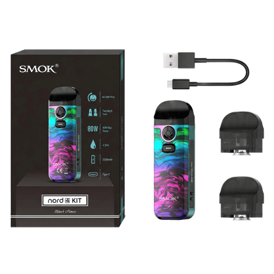 Smok Nord 4 2000 Rasta Green Armor (Зелений, з картриджем) Багаторазовий POD Smok Nord 4 2000 Rasta Green Armor (Зелений, з картриджем) Багаторазовий POD