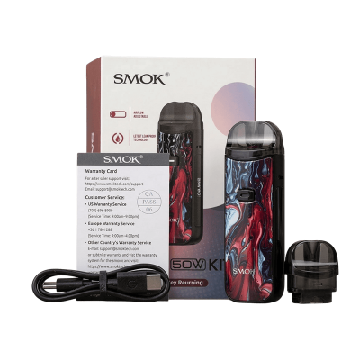 Smok Nord 50w 1800 Red (Червоний, з картриджем) Багаторазовий POD Smok Nord 50w 1800 Red (Червоний, з картриджем) Багаторазовий POD