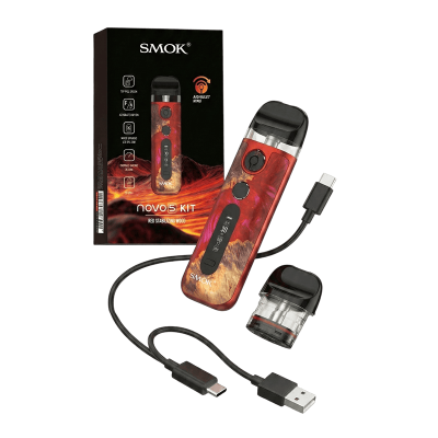 Smok Novo 5 900 Brown Leather (Коричневий, з картриджем) Багаторазовий POD