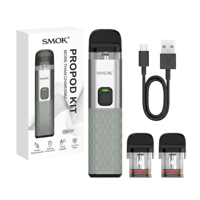 Smok PROPOD 800 Silver (Металік, з картриджем) Багаторазовий POD Smok PROPOD 800 Silver (Металік, з картриджем) Багаторазовий POD