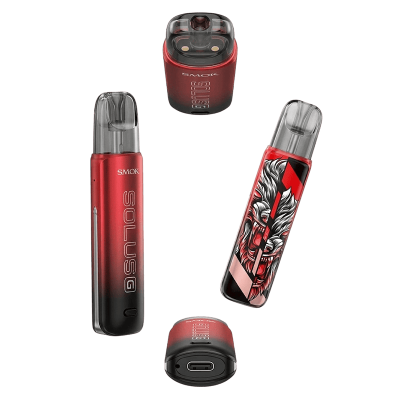 Smok Solus G Kit 700 Transparent Grey (Сірий, з картриджем) Багаторазовий POD