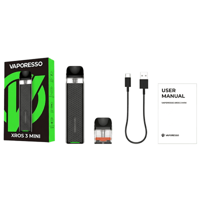 Vaporesso XROS 3 Mini 1000 Aqua Green (Бірюзовий, з картриджем) Багаторазовий POD Vaporesso XROS 3 Mini 1000 Aqua Green (Бірюзовий, з картриджем) Багаторазовий POD