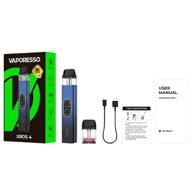 Vaporesso XROS 4 1000 Silver (Металік, з картриджем) Багаторазовий POD