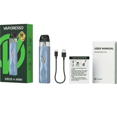 Vaporesso XROS 4 Mini Word Pop (Металік з візерунком, з картриджем) Багаторазовий POD Vaporesso XROS 4 Mini Word Pop (Металік з візерунком, з картриджем) Багаторазовий POD