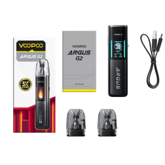 Voopoo Argus G2 Pod Kit 1000 Carbon Fiber (Чорний карбон, з картриджем) Багаторазовий POD