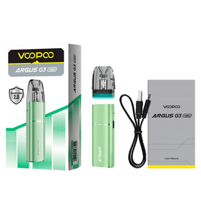 Voopoo Argus G3 mini 1350 Midnight Black (Чёрный, с картриджем) Многоразовый POD