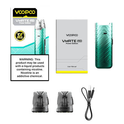 Voopoo VMATE PRO 900 Pink (Рожевий, з картриджем) Багаторазовий POD