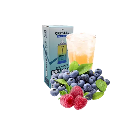 The Crystal Pro Max 10000 Blue Razz Lemonade (Черника Малина Лимонад) Одноразовый POD