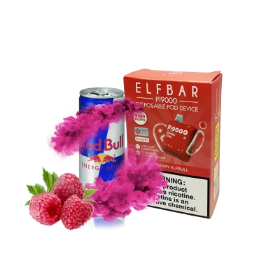 Elf Bar Pi9000 Raspberry elfbull (Распберри эльфбулл) Одноразовый POD