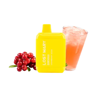 Lost Mary BM5000 Cranberry soda (Клюква Содовая) Одноразовый POD