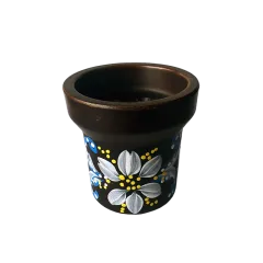 Глиняна чаша GrynBowls Accent Ornament Blue (Синій орнамент)