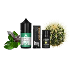 Набір для самозамішування Alchemist Salt Cactus&Basil (Кактус Базилік, 50 мг, 30 мл)