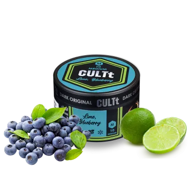 Тютюн CULTt Medium M10 Lime Blueberry (Лайм Чорниця, 100 г)
