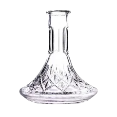 Колба для кальяну Craft Crystal (Розмір L, Прозора, товстостінна)