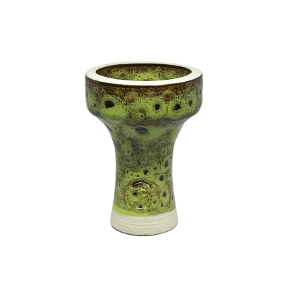Глиняная чаша GrynBowls Killer Green Brown (Зелёный Коричневый)