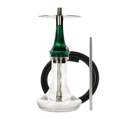 Кальян Totem Hookah Monolit Micra Emerald green (Смарагдовий, повний комплект)