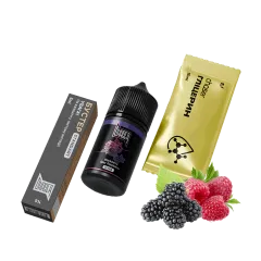 Набір для самозамішування Chaser Black Blackberry Sour Raspberry Ultra (Ожина Кисла Малина, 50 мг, 30 мл)