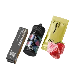 Набор для самозамеса Chaser Lux Strawberry Cream Ultra (Клубника Сливки, 50 мг, 30 мл)