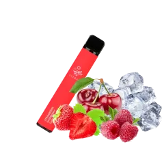 Elf Bar 1500 Strawberry raspberry cherry ice (Полуниця Малина Вишня Льод) Одноразовий POD