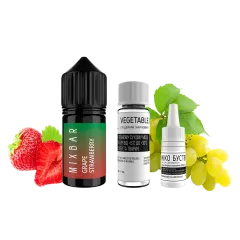 Набір для самозамішування Mix Bar Grape Strawberry (Полуниця Виноград, 50 мг, 30 мл)
