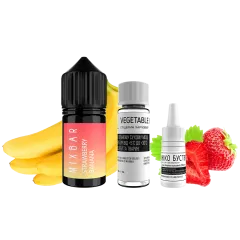 Набір для самозамішування Mix Bar Strawberry Banana (Банан Полуниця, 50 мг, 30 мл)