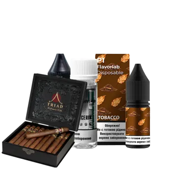 Набор для самозамеса Flavorlab Р1 Tobacco (Табак, 50 мг, 10 мл)