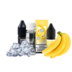 Набір для самозамішування Flavorlab Puff Banana ice (Банан Льод, 50 мг, 10 мл)
