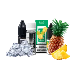 Набір для самозамішування Flavorlab Puff Pineapple ice (Ананас Льод, 50 мг, 10 мл)