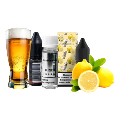 Набор для самозамеса Flavorlab Р1 Пиво Лимон (50 мг, 10 мл)