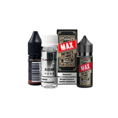 Набір для самозамішування Flavorlab Infinity MAX Strong Monaco (Тютюн Горіх, 50 мг, 30 мл)