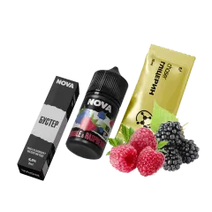 Набор для самозамеса Chaser Nova Double&Raspberry (Дабл Распберри, 65 мг, 30 мл)