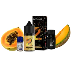 Набір для самозамішування WES Gold Melon&Papaya (Диня Папая, 50 мг, 30 мл)