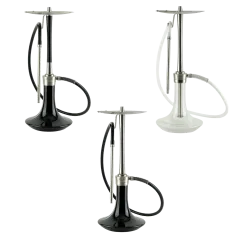 Кальян Oduman Cosmo Clear Glass Silver Body (Металлик, полный комплект)