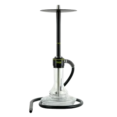 Кальян Oduman Nova Clear Glass Black Body (Чорний, повний комплект)