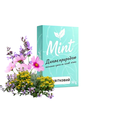 Кальянна суміш Mint Квітковий Мікс (50 г)