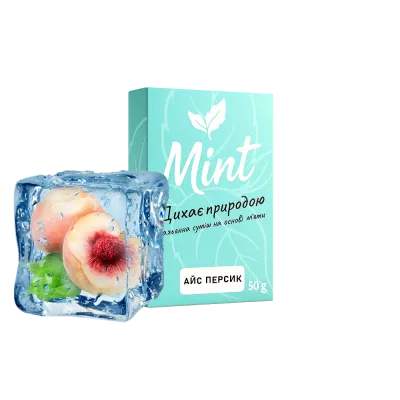 Кальянная смесь Mint Айс Персик (50 г)