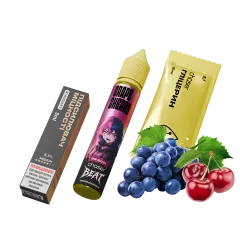 Набор для самозамеса Chaser Beat Grape Cherry (Виноград Вишня, 65 мг, 30 мл)