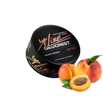 Тютюн Gedonist UP Line №7 Velvet Peach (Вельвет Піч, 100 г)