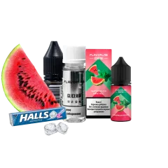 Набір для самозамішування рідини Flavorlab Ripe Watermelom Menthol (Кавун Ментол, 50 мг, 30 мл)
